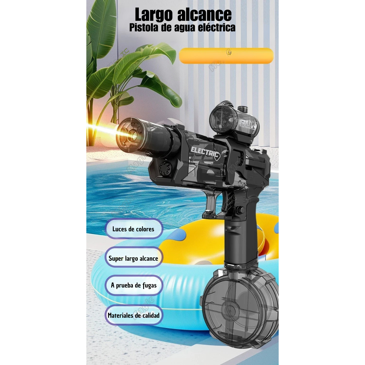 Pistola de agua eléctrica